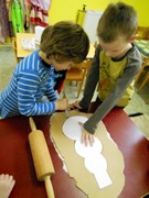 Pečení sněhuláků pro kamarády v Africe